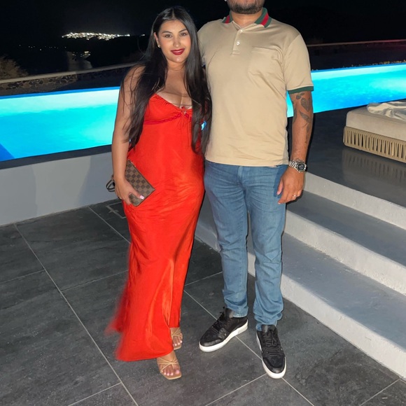 Red Maxi Princess Polly Dress size 10 - Picture 5 of 5